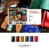 Days Art Trifold Mini Wallet, Men's, Genuine Leather, Italian Leather,