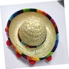 KONTONTY Lightweight Non-fading Sombrero Headband Mini Hat Hoop for Festival