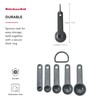 KitchenAid 5pc Measuring Spoon Set - Charcoal Grey