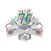 Happy 70th Birthday Pop-Up Greeting Card Original Second Nature 3D