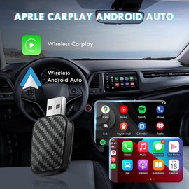 Gerbala Wireless Car Play Adapter, Small Car Play Dongle Mini Car Play, Upgrade USB Car Play Wireless Stick, Easy Plug & Play, Compatible with Cars from 2016+