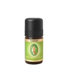 PRIMAVERA Ätherisches Öl Salbei bio 5 ml - Aromaöl, Duftöl, Aromatherapie - reinigend, klärend, vitalisierend - vegan