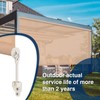 IVYSUN Shade Replacement Parts,Compatible with Coolaroo Exterior Roller Shade(Sand,3 Set)