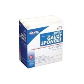 Dukal McK Dukal Gauze Sponge Cotton 12-Ply 4 X 4 Inch - box of 50