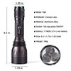 ULTRAFIRE Blue Light Flashlight Hunting Torch 256 Yard 470 nm