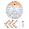 Mini Humidifier Night Light Crystal Ball 2.2w 350ml RGB USB