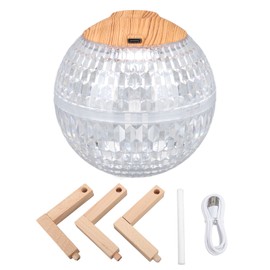 Mini Humidifier Night Light Crystal Ball 2.2w 350ml RGB USB Powered Quiet Operation Portable Humidifier for Household