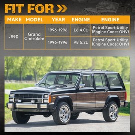 5003867AA Fuel Pump Module Assembly with Sending Unit Fit for Jeep Grand Cherokee 1996 4.0L 5.2L, Gas, Replace# 5003867AA, 5003867AC