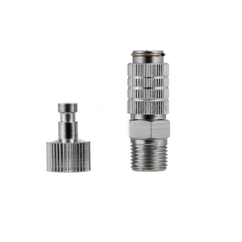 1/8 Inch Airbrush Quick Release Coupling Disconnect Adapter Kit, 5PCS