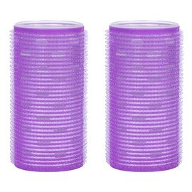 Haftwickler für Pony,Lockenwickler Selbsthaftend,Self Grip Lockenwickler Set, 2 Stück Heim Friseur Lockenwickler für Langes Mittleres Kurzes Haar und Pony Volumen