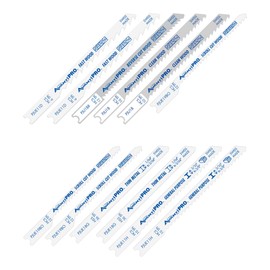 Diablo by Freud AvantiPRO PJU12BC AvantiPRO U-Shank Jig Saw Blade Set for Wood & Metal (12-pieces) Multi, One Size