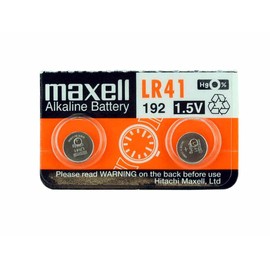 2 x Maxell LR41 /192 / AG3 / V3GA 1.5v Alkaline Button Cell Battery Batteries