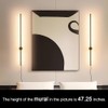 Ditoon RC Dimmable Modern Plug in Wall Sconce Set of