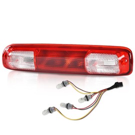 PIT66 3rd Third Brake Light Compatible with Chevy Silverado/GMC Sierra 1999-2006/Compatible with Silverado Sierra 1500 2500 3500 & HD Classic Models 2007 High Mount Light Tercera luz de freno