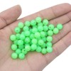 975pcs Assorted Plastic Round Fishing Beads Buffer Beads for Fishing