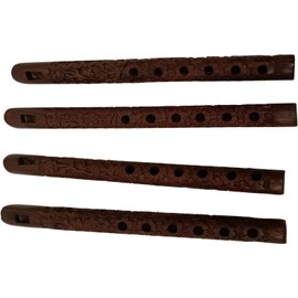 IBLAY Traditional Wooden Flute: A Timeless Woodwind Musical Instrument (Pack of 4)