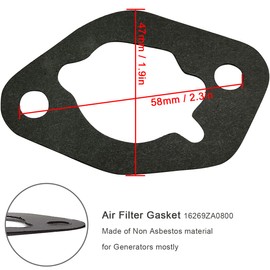 ZAMDOE Carburetor Gasket kit for Honda GX390 GX340 Gx420 Gx460 clones EU EM EB 5000 6500 for Predator 420cc 389cc 396cc Engines, with Muffler Intake Valve Cover Gasket