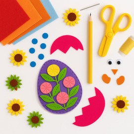 40PCS Felt Sheets, 16" x 18" Assorted Colors Felt Fabric 1mm Thick Felt Squares Felt Fabric Sheets Nonwoven Fabric Squares for Crafts Sewing DIY Patchwork DIY School Projects Home Party Decoration