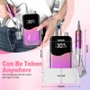 CIVPOWER Nail Drill Professional: 35000RPM Electric Nail File - Portable