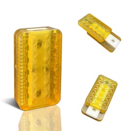 7JI Amber Color Fidget Slider Fidget Toy Slider Gadget Killing Time EDC Stress Relief Stress Reliever PEI Adult Men Christmas Gift Gift Amber