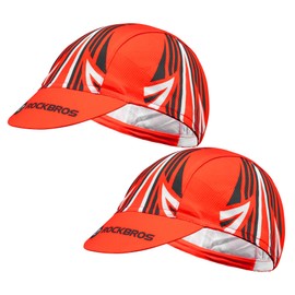 ROCKBROS Cycling Cap Sun Visor Ployester Breathable Hat for Men Women Motorcycle Caps Road Mountain Bike 2 Packs