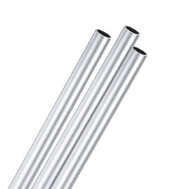 M METERXITY 3-Pack 300mm 6063 Aluminum Round Tube, 9mm ID 11mm OD Seamless Aluminum Tubing for Construction/Machining/DIY Crafting, Metal Straight Pipe [0.35"x0.43"x12"]