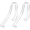 Holibanna 2PCS Metal Sandal Shoes Display Stainless Supports Shaper Forms