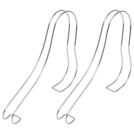 Holibanna 2PCS Metal Sandal Shoes Display Stainless Supports Shaper Forms Inserts Display Rack High Heel Support for Mall Store Home Shop(Silver)