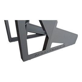 SMB Acid Console Desktop Stand for 2 Behringer TD-3 & RD-6 Synthesizers, Silver Grey, 15° and 60° Angles