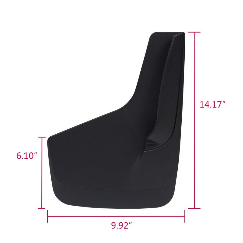 PIT66 Heavy Duty Molded Universal Mud Flaps Fit for Pickup