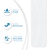 Clear Bloom Anti Slip Shower Stickers 24 PCS, White Non-Slip