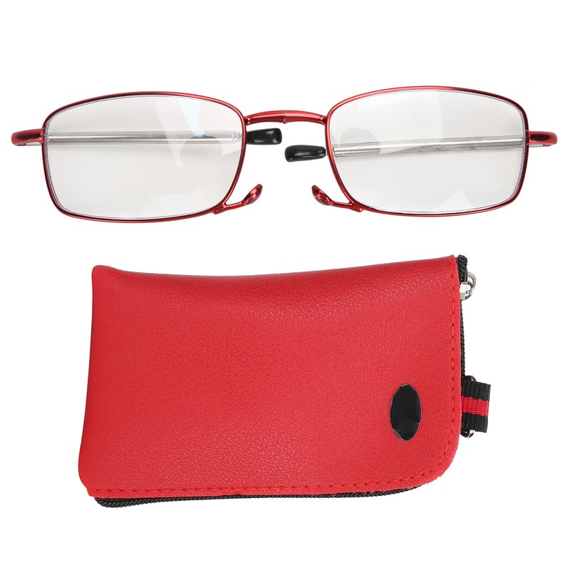 Blue Light Blocking Reading Glasses Fashionable Folding Multifocal Presbyopic Glasses(+200