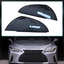 Mactoom Mirror Caps Covers Compatible with Lexus Is300/Is350/IS500 2021-2023 All Models Side Door Rearview Mirror Cap Trim Accessories (Carbon Fiber Style)