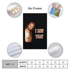 Jesus, I Saw That Canvas Print, Wall Art Pictures Are Used For Room Aesthetics And Decoration 12x18inch(30x45cm)