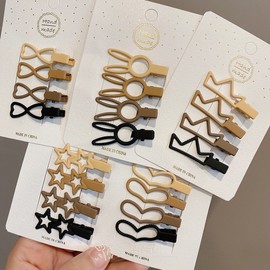 DIY Hairpin Making Materials / Hair Accessory Components cd19 Free Size/Double Star 200ea