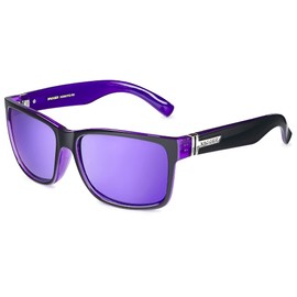 Xagger Square Polarized Sunglasses for Men Women UV400 Mirrored Sport Driving Fishing Sun Glasses Shades