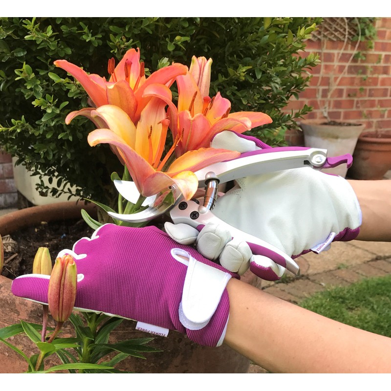 Ladies Garden Secateurs - Lightweight Super-Strong Pruners - 7" for