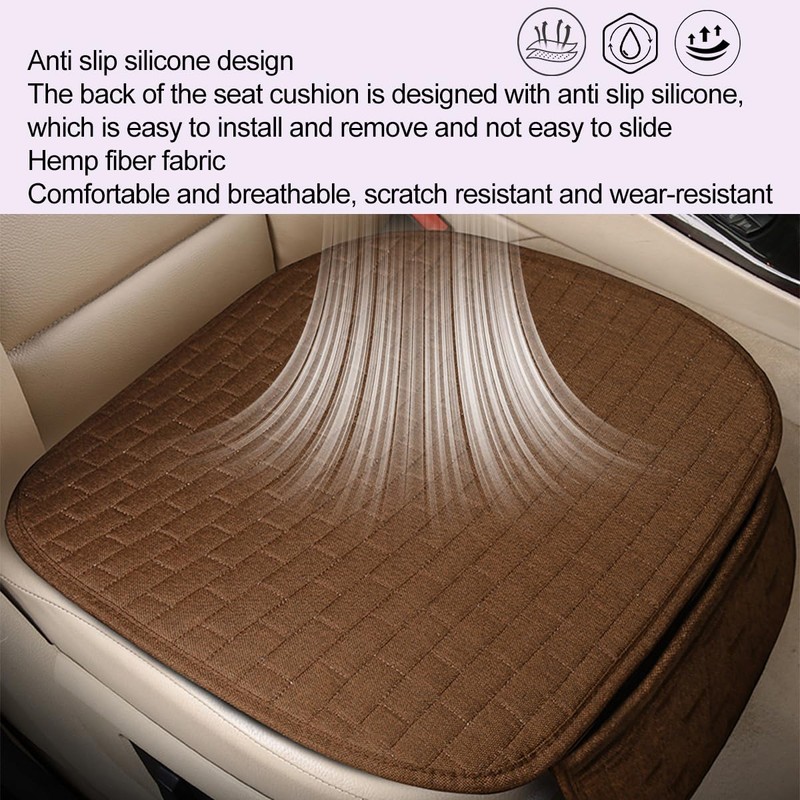 Mandark Car Front Bottom Seat Cover, 2PCS Anti Slip Comfortable