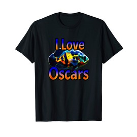 I Love Oscar Cichlids Aquarium Fish Gift T-Shirt