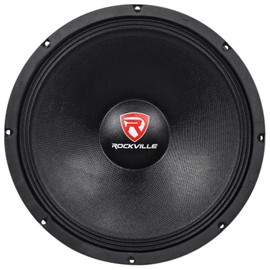 Rockville RVW1500P8 1500 Watt 15" Mid-Bass Driver Car Audio Speaker Mid-Range