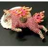Unbranded Lovely Leaping STALLION Galloping HORSE Rhinestone Necklace Pendant Brooch