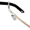 Tapper Lamb Leather Glasses Strap & Bracelet (Beige / 925