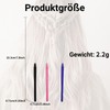Debbery 6Pcs Hair Extension Loop Threader, Nano Beads Fine Metal