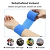 QiGui Selbstklebender Verband 12 Rollen 5cm x 4.5m Verbandsmaterial Pflaster