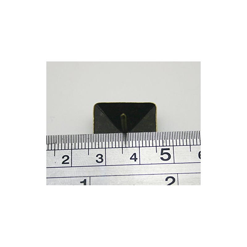 Wuuycoky Pyramidal Large-Headed Nail 19mm Side Length Color Antique Brass