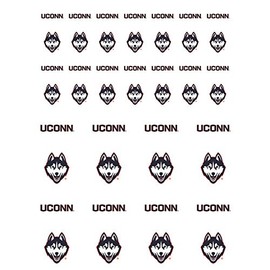 The Fanatic Group UConn Huskies Small Sticker Sheet - 2 Sheets