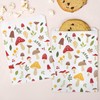 Big Dot of Happiness Wild Mushrooms Paper Treat Bags, Red