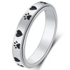 AmorArtSky Spinner Ring for Anxiety Relief Fidget: Puppy Pet Lovers