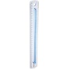 Westcott Finger Grip Plastic Ruler Measuring Inches and Metric, 12",