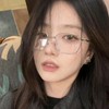 88flix Korean Glasses, Blue Light Cut, Lightweight, Small Face, Large
